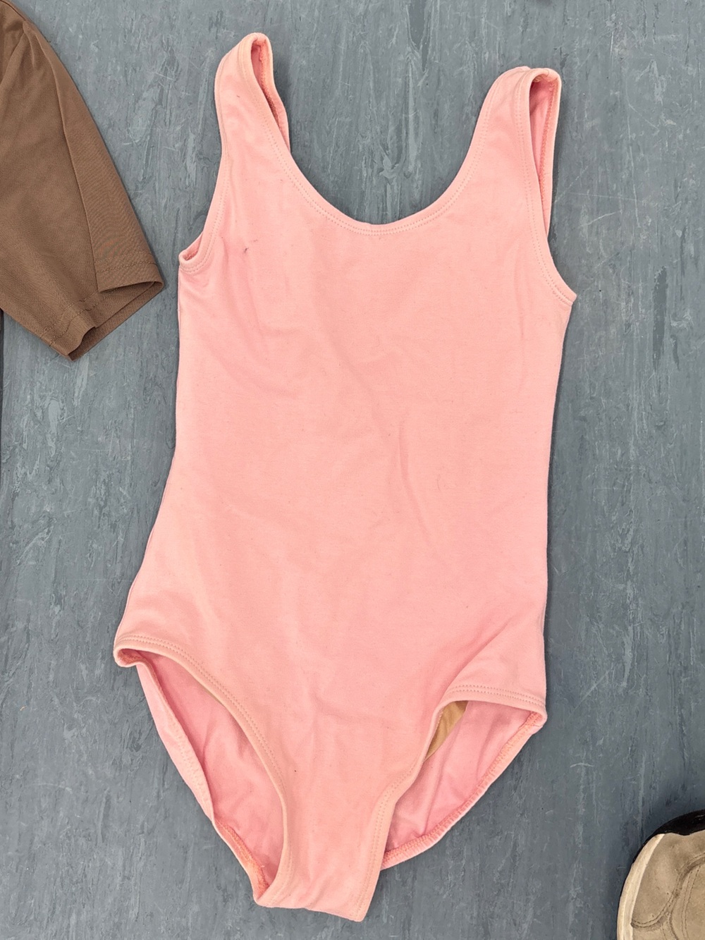 balera Peach Pink Tank One-Piece Bodysuit